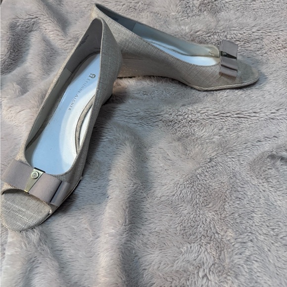 Etienne Aigner open toe wedges size 8 - Picture 2 of 4